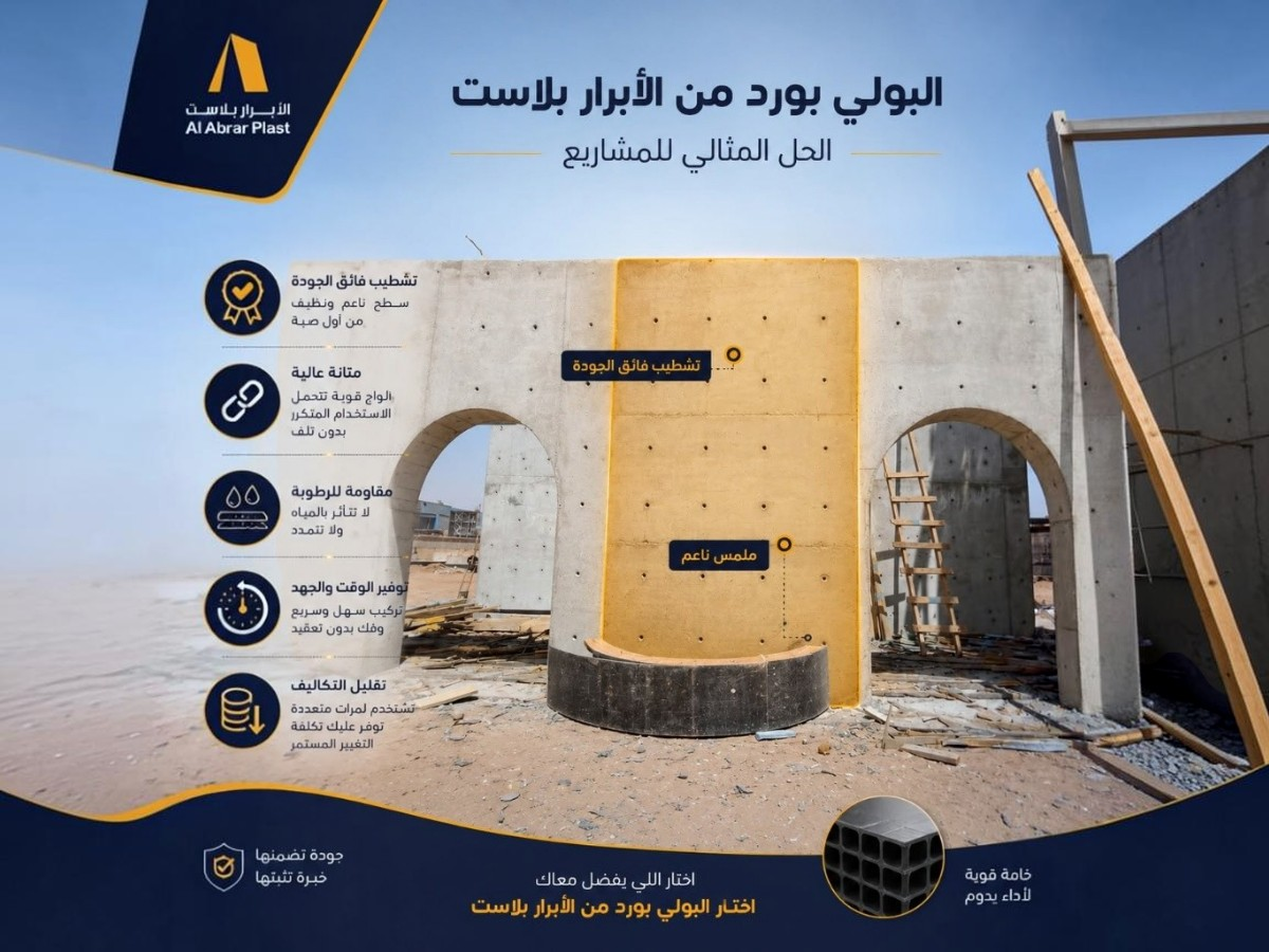 كتالوج مواصفات البولي بورد ومقاومته للرطوبة والمياه